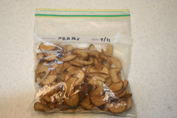 Step 20 - Pears in Baggie