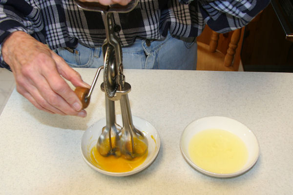 Step 12 - Beat Egg Yolks 