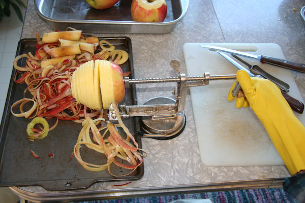Step 3 - Peel, Slice and Core Apples