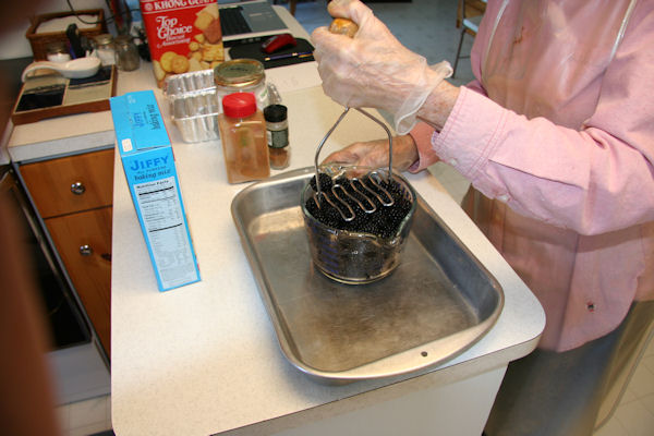 Step 5 - Mash Berries 