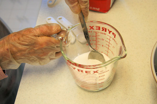 Step 9 - Mix Sugar and Starch