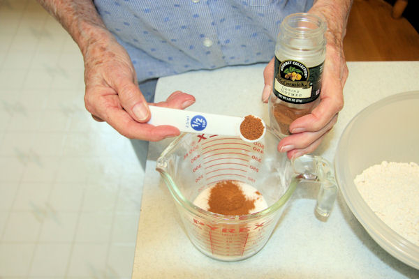 Step 13 - Add Nutmeg to Sugar