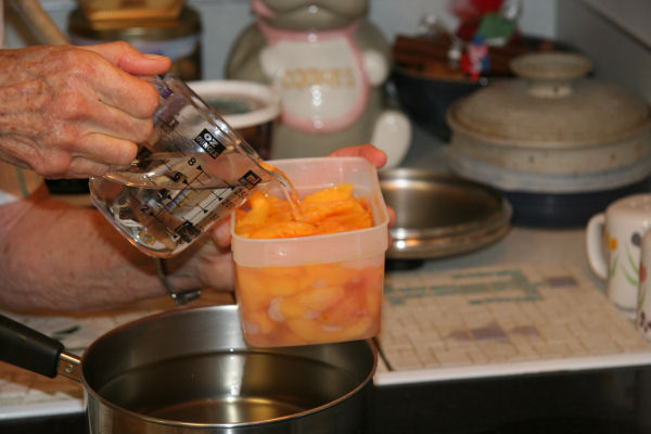 Step 9 Fill Box with Syrup