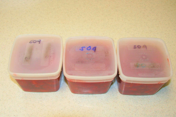 Step 18 -  Seal the Lids and Mark Contents