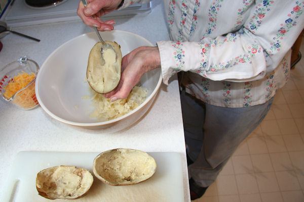 Step 8 - Remove Potato Pulp 