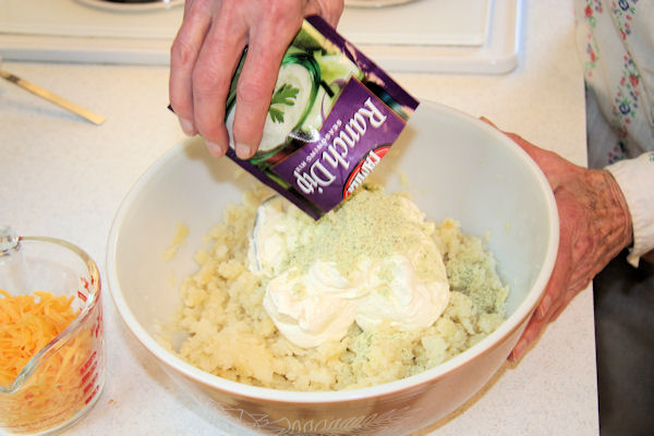 Step 11 - Add Ranch Dip 