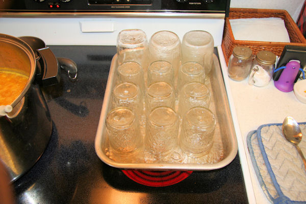 Step 8 - Heat the Jars 