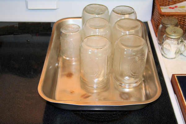 Step 3 - Heat up the Jars