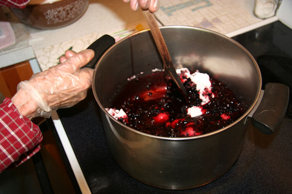 Step 8 - Stir in the Pectin 