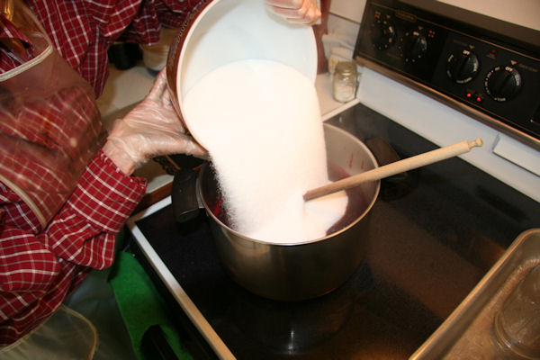 Step 13 - Add the Sugar