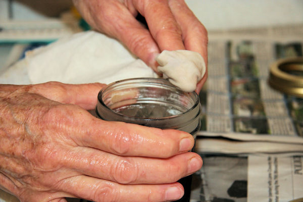 Step 14 -  Wipe the Rim
