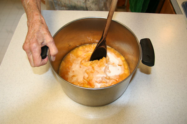 Step 11 - Stir in the Pectin 