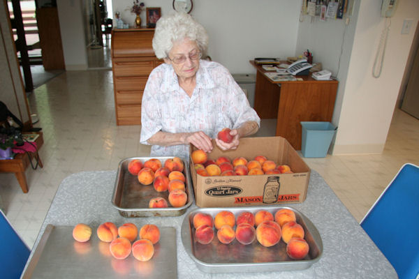 Step 1 -  Sort the Peaches