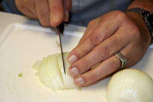 Step Nine - Final Cut on the Onions