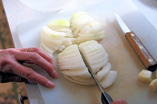 Step Five - Cut Onion