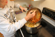 Vegetable Sausage Soup Canning step 13