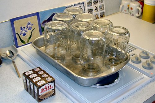 Step Six, Heat the Jars