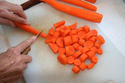 Step 11 - Slice Carrots 