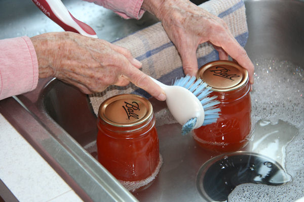 Step 22, Wash Jars 