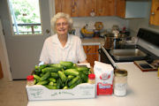 Bread 'n Butter Pickles Canning step 1