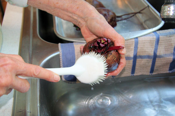 Step 2 - Wash the Beets
