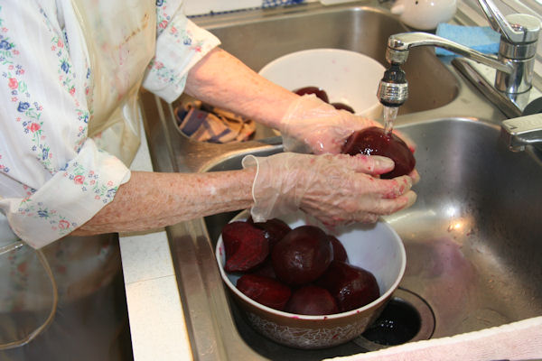 Step 12 - Wash Beets 