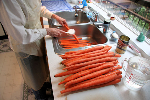 Washing Carrots