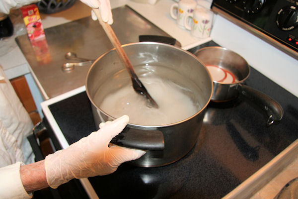 Step 4 - Stir in the Sugar