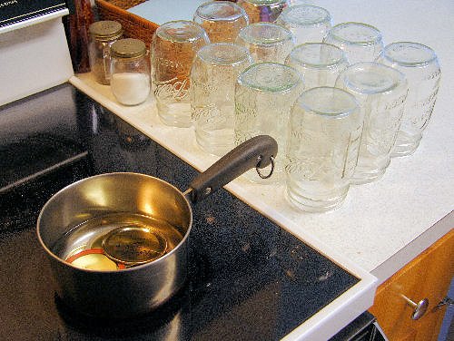 Step Three, Bring Lids to a Boil