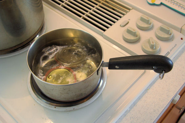 Step 3, Boil Lids
