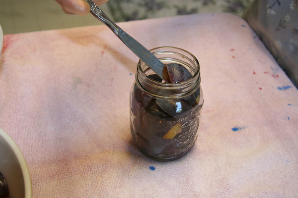 Step 9 - Fill Jar with Prunes