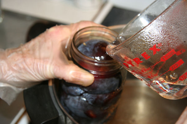 Step 10 - Add Syrup to Prunes