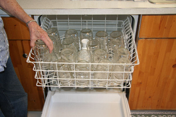 Step Two, Wash, Rinse Jars and Rings