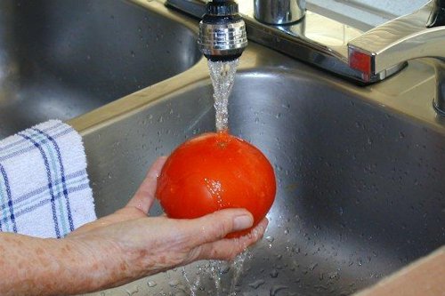 Step Four, Wash Tomatoes