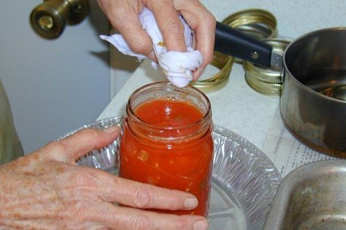 Step Nine, Wipe Rim