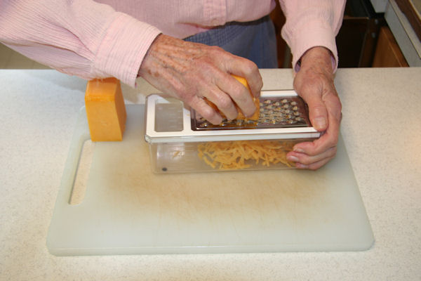 Step 6 - Grate the Cheese 