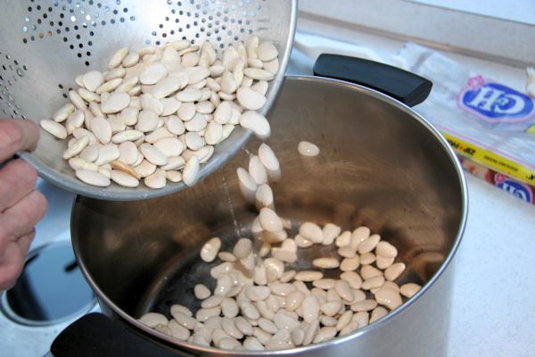 Step 3 - Put Beans into Pot
