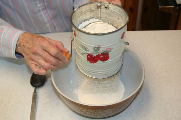 Step 5 - Sift Mixture