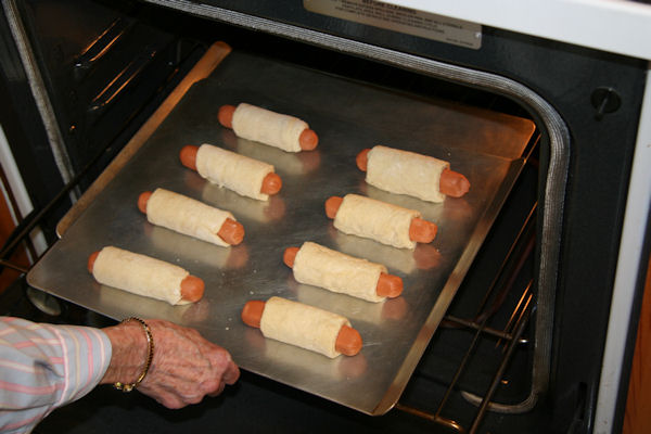 Step 21 - Into Oven