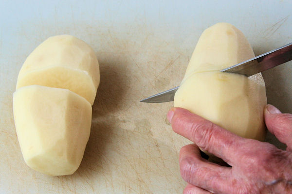 Step 3 - Cut Potato