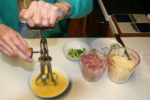 Step 6 - Beat Eggs