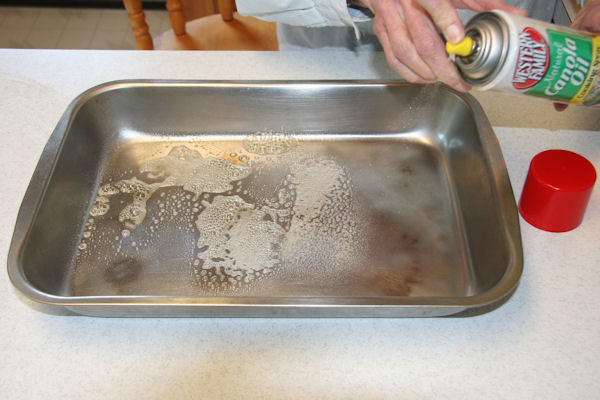 Step 1 - Oil the Pan