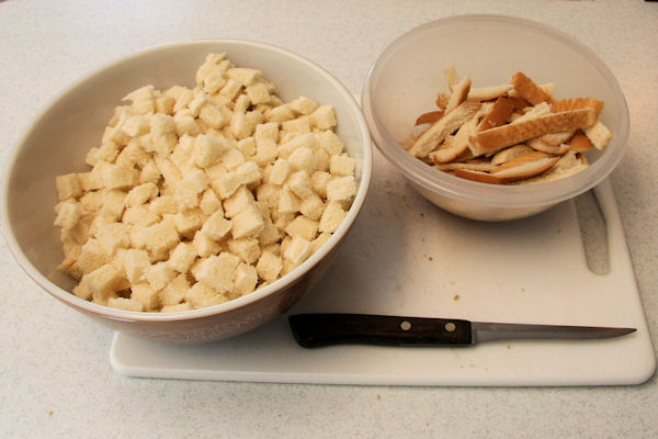 Step 5 - Bread Cubes