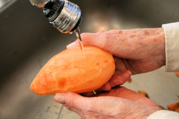 Step 3 - Wash Potato