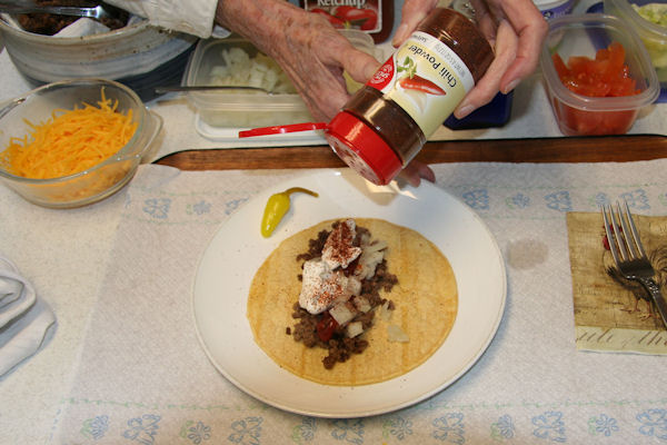 Step 13 - A Little Chili Powder
