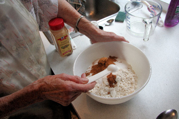 Step 11 - Add the Spices to Baking Mix 