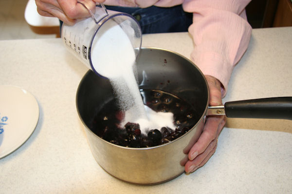 Step 5 - Add Sugar to Cherries