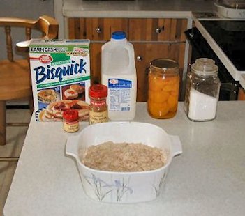 Peach Cobbler Pie