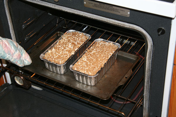 Step 23 - Into the Oven
