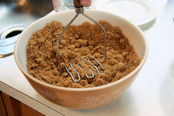 Step 3 - Break up Brown Sugar Lumps